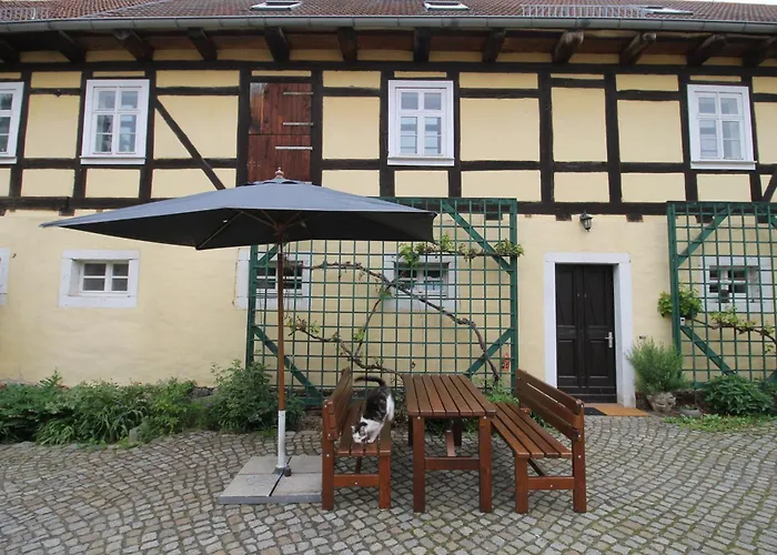 شقة Zu Gast Bei Den Zaungaesten Radeburg